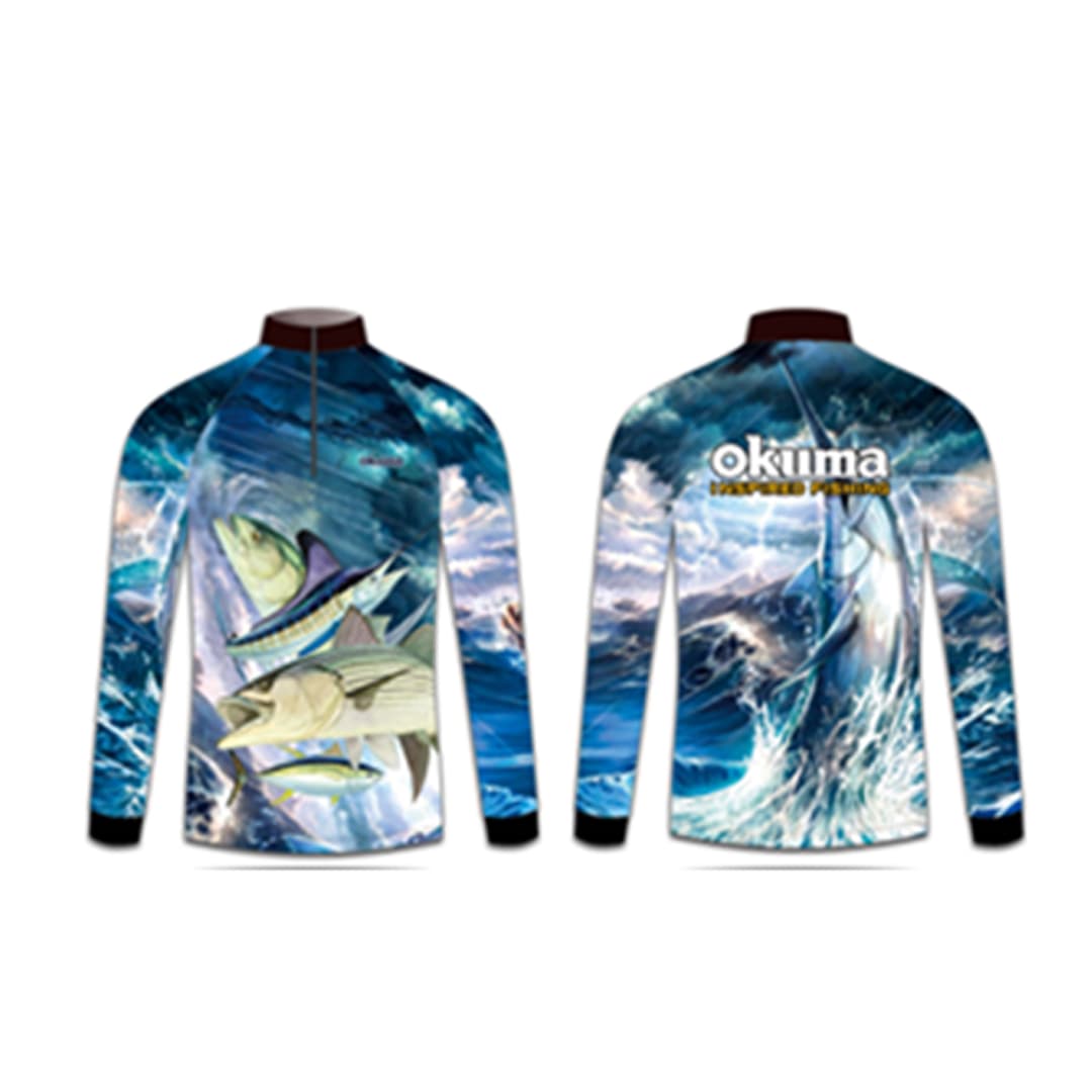 Polo Pesca OKUMA Tournament Jersey Gamefish — imagen 1