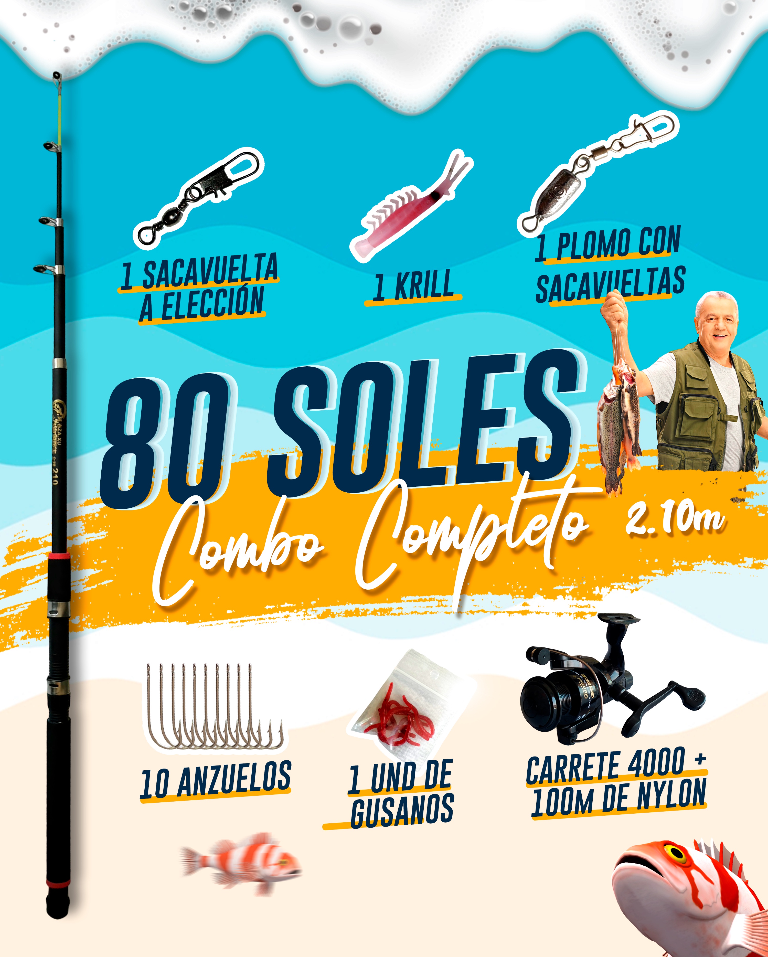 COMBO DE 80 2.10 M — imagen 1