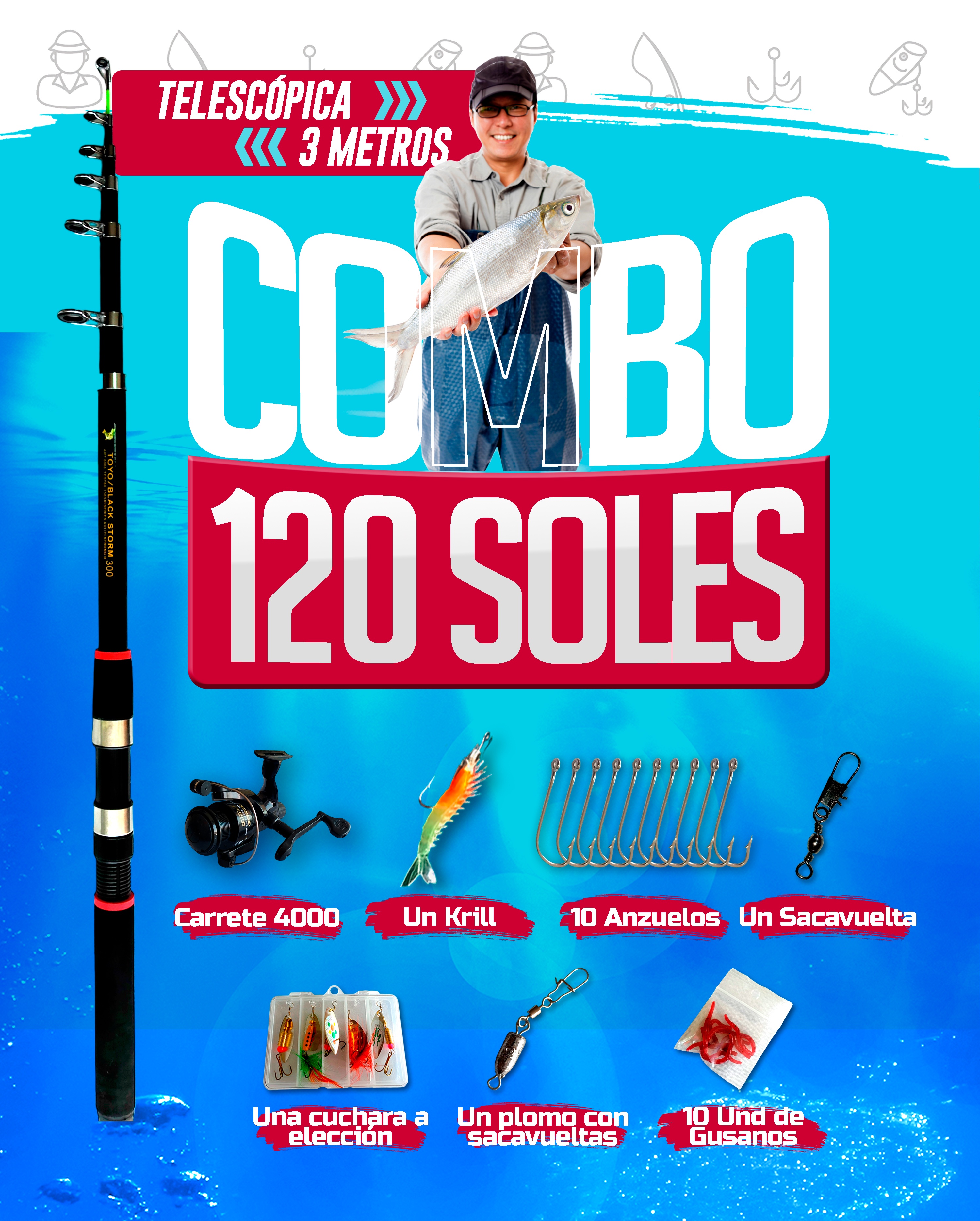 COMBO DE 120 3.00 M โ imagen 1