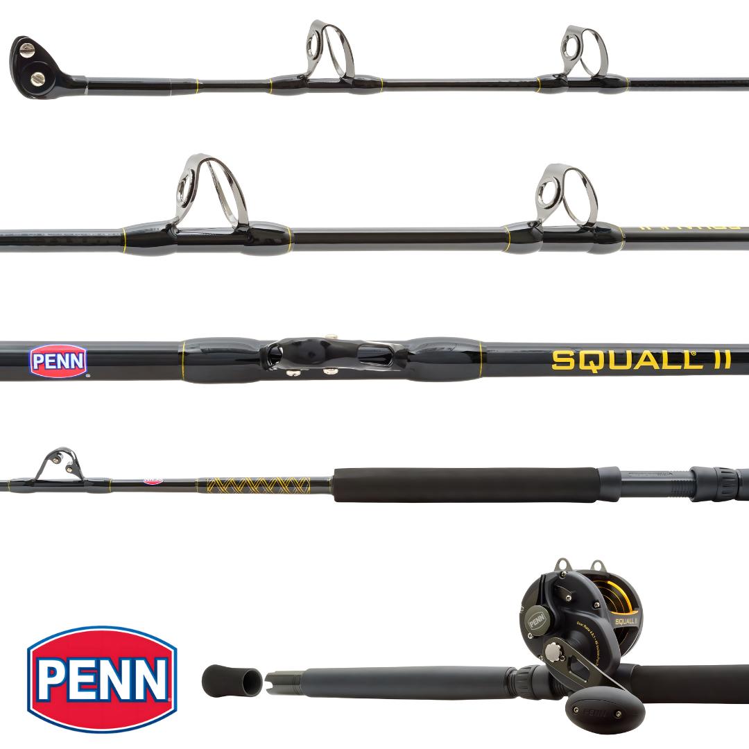 Combo Trolling PENN Squall SQLII60LD3080C60RS — imagen 1