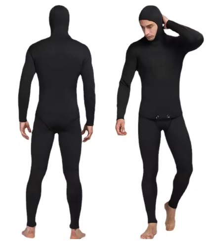 WETSUIT DE 5 MM COLOR NEGRO — imagen 1