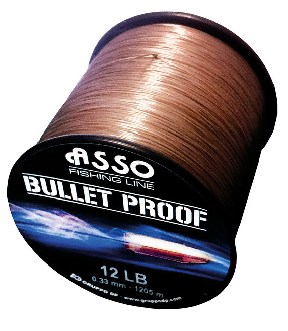 Sedal, 0.37mm ASSO Bullet Proof Brown-82 x 1_4 Lb — imagen 1