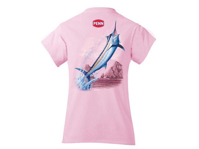 Polo para Pesca PENN SSTMARLINPNKS Algodon Talla S — imagen 1