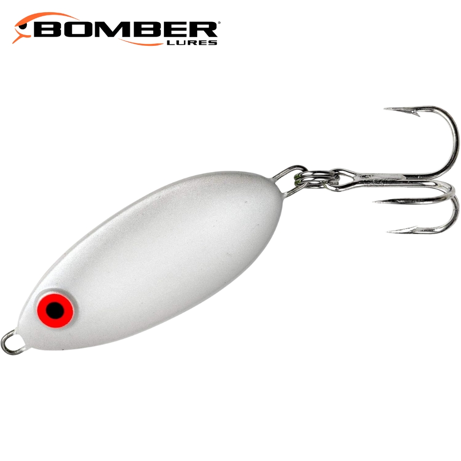 Cuchara para Pesca BOMBER Slab Spoon B89 01 Blanco — imagen 1