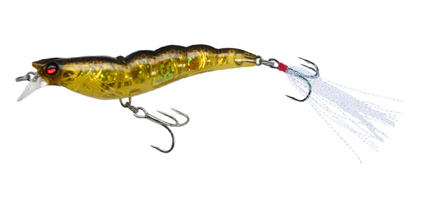 Señuelo Pesca YO-ZURI Cristal 3D Shrimp R1162 HOV — imagen 1