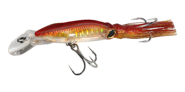 Señuelo Pesca YO-ZURI 3D Squirt R1066 CPGR 8 Pies — imagen 1