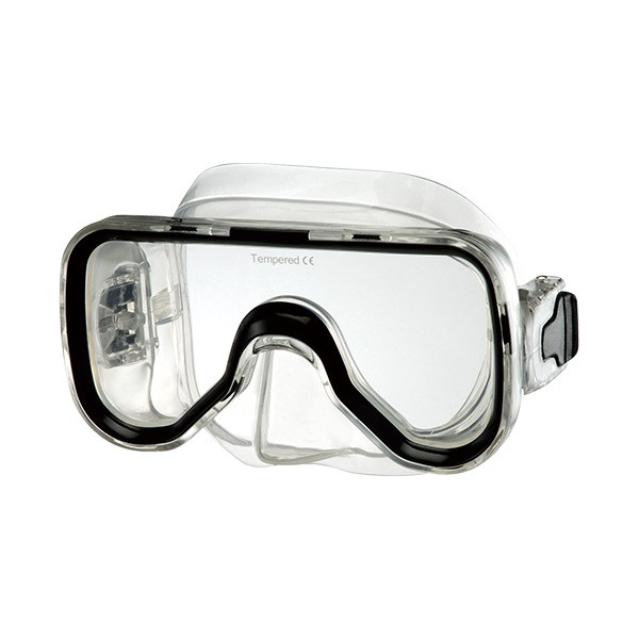 Mascara Buceo IST M-71 LYRA BK Silicona Blanca — imagen 1