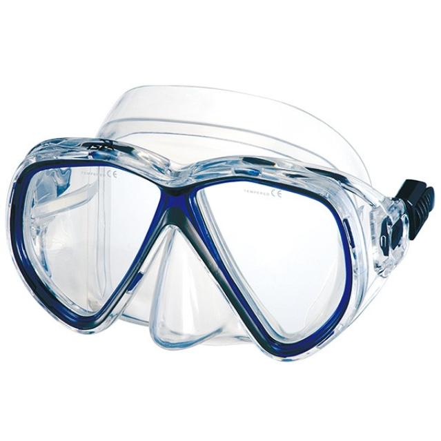 Mascara Buceo IST M-75 Martinique CB Silicona Azul — imagen 1