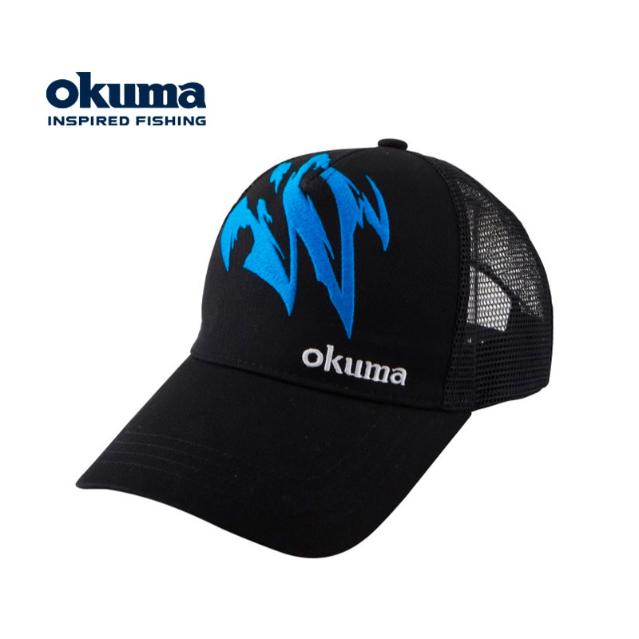 Gorra OKUMA Motif Cotton Cap Negro_Mesh, Logo — imagen 1