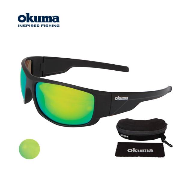 Lentes de Sol OKUMA A Type Verde PA01G001B — imagen 1