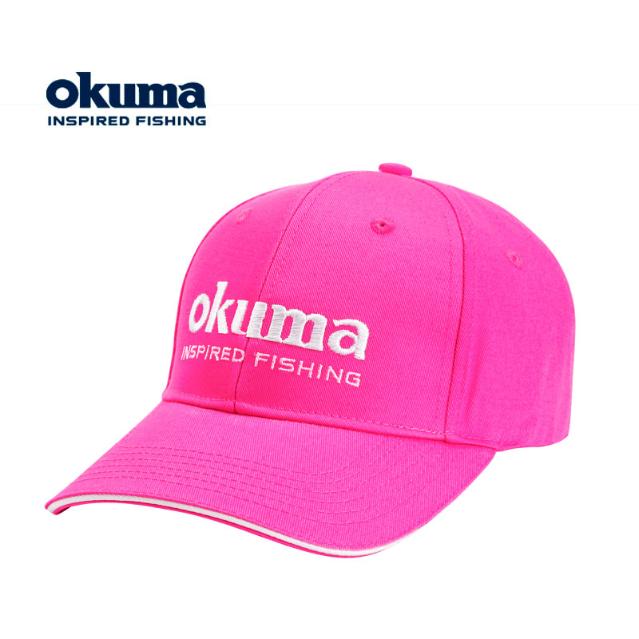 Gorra OKUMA Pink Cotton Cap Rosado, Logo — imagen 1