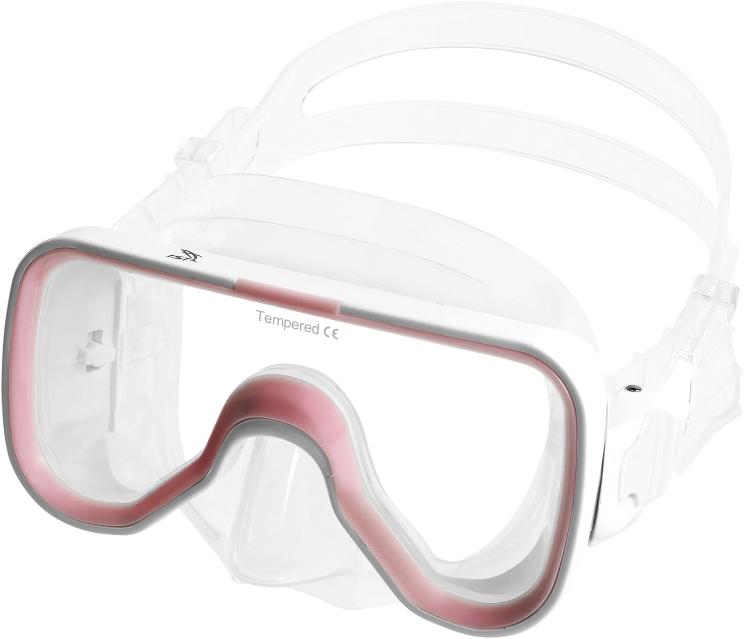Mascara Buceo IST M-71 LYRA W_P Silicona Blanca — imagen 1