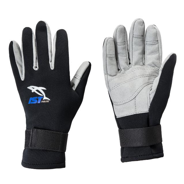 Guantes de Buceo IST S-900 Negro_Gris Medium — imagen 1