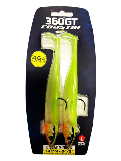 Señuelo Pesca STORM Biscay Minnow BSCM14 CHCH — imagen 1