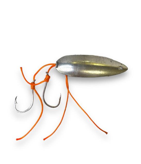 Señuelo Pesca BAITS Chispa GOTA 50 Metal Blanco — imagen 1