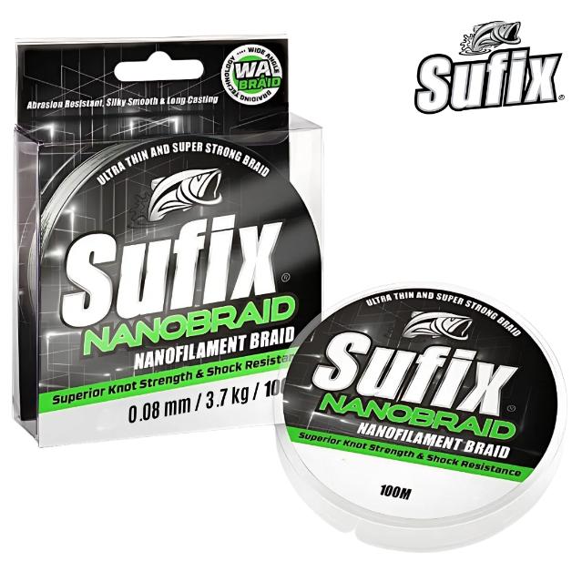 Sedal para Pesca SUFIX Nano Braid 0.08 mm — imagen 1