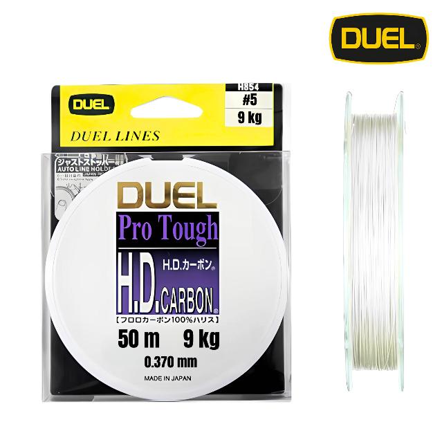 Sedal Fluorocarbon 0.370 mm DUEL HD Carbon Clear — imagen 1
