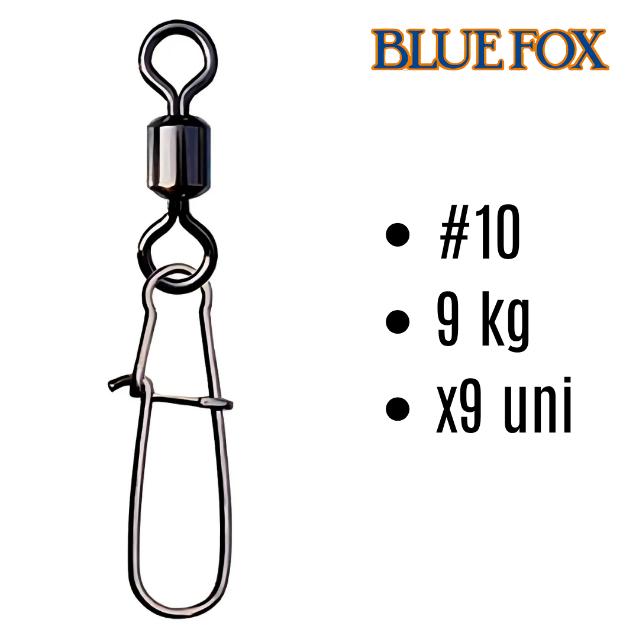 Sacavueltas #10 C_Clip BLUE FOX BRDS 10 9 Kilos — imagen 1