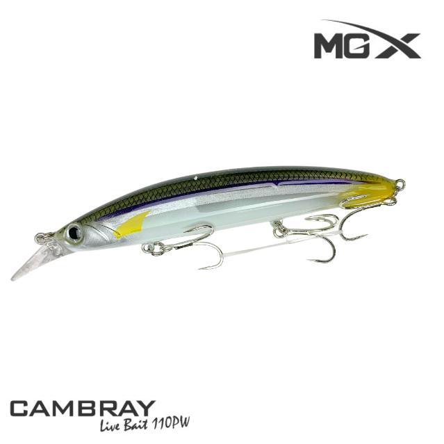 Señuelo Pesca MGX CAMBRAY 110S-PW 216 Pejerrey — imagen 1