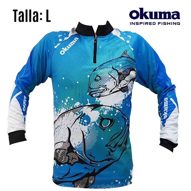 Polo Pesca OKUMA Tournament Jersey GT Large — imagen 1