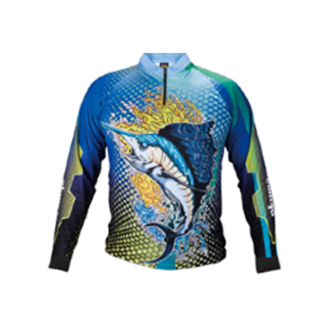 Polo Pesca OKUMA Sailfish Jersey Medium — imagen 1