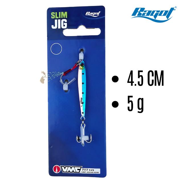 Jig Pesca RAGOT Slim Jig BP 5 Grs — imagen 1