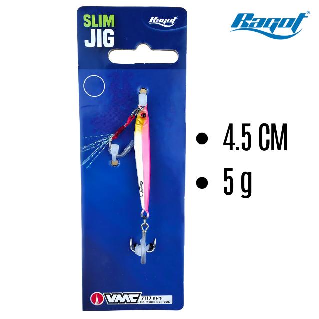 Jig Pesca RAGOT Slim Jig PW 5 Grs — imagen 1
