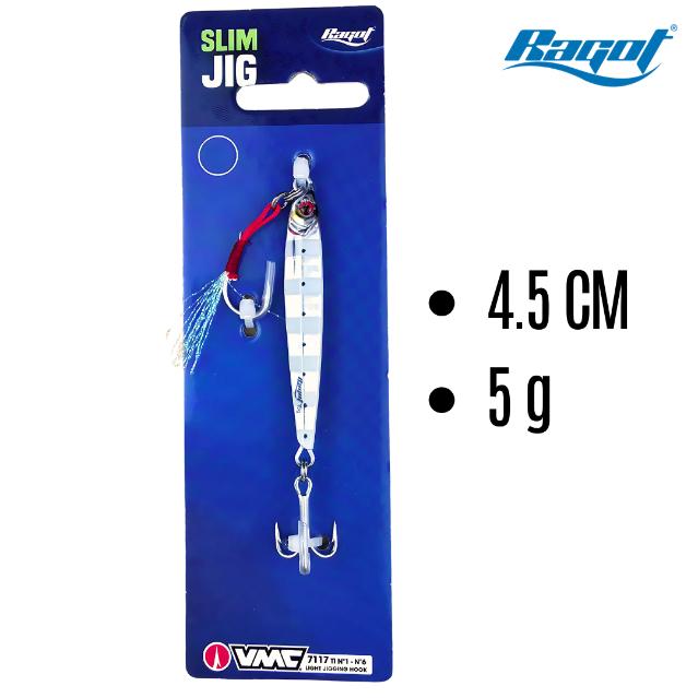Jig Pesca RAGOT Slim Jig ZG 5 Grs — imagen 1