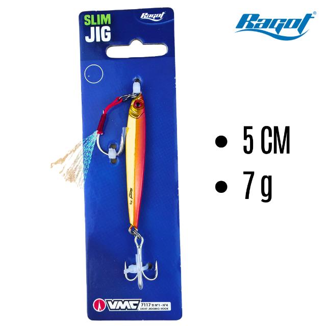 Jig Pesca RAGOT Slim Jig OR 7 Grs — imagen 1
