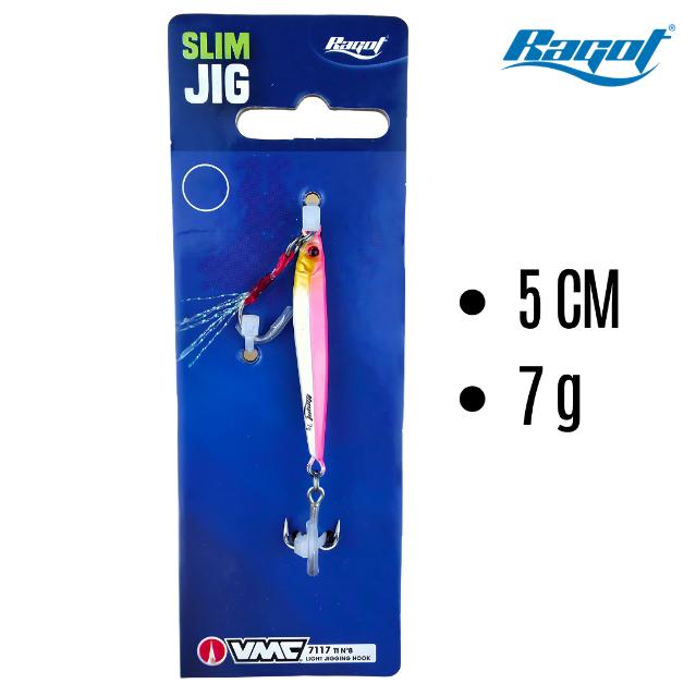 Jig Pesca RAGOT Slim Jig PW 7 Grs — imagen 1