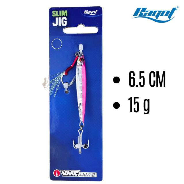 Jig Pesca RAGOT Slim Jig PG 15 Grs — imagen 1