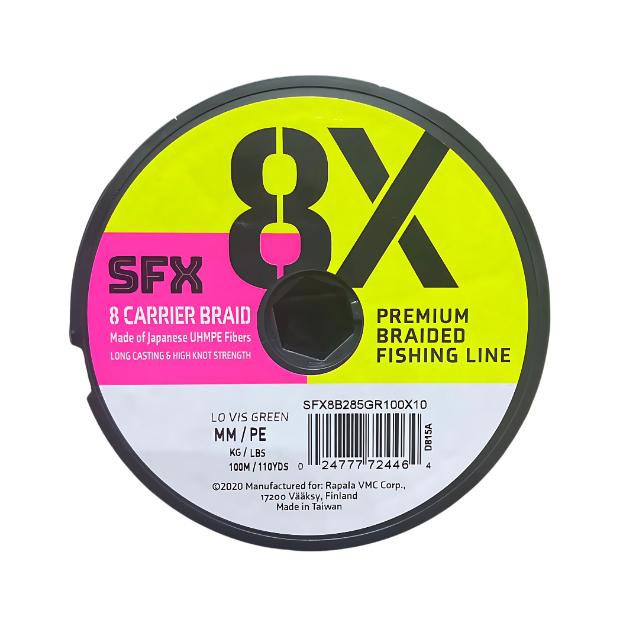 Sedal para Pesca SUFIX SFX X4 0.285 Lo Vis Green — imagen 1