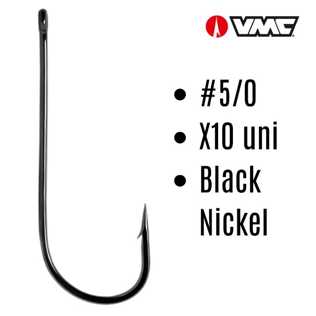 Anzuelo Aberdeen VMC 7250 #5_0 BN Black Nickel — imagen 1