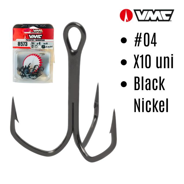 Anzuelo Triple VMC 8573 Barbarian Treble # 04 — imagen 1