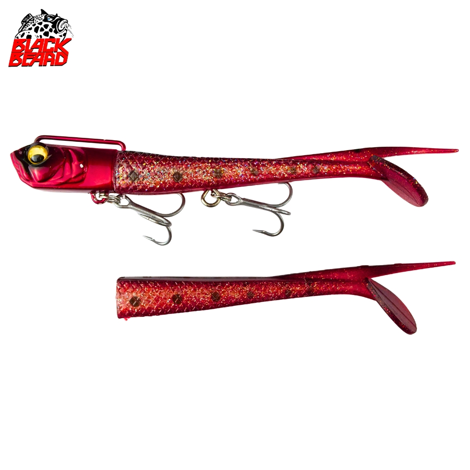 Señuelo Pesca BLACK BEARD PREDATOR BURNING SARDINE — imagen 1