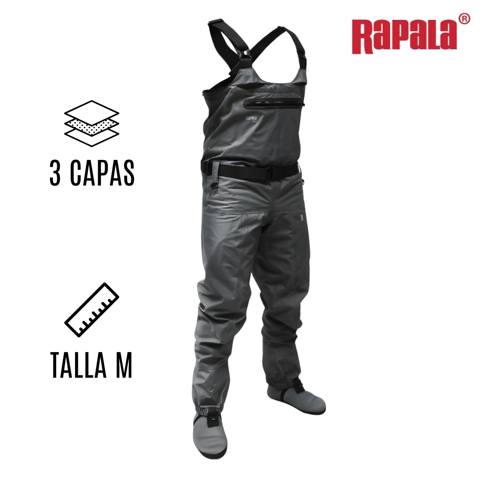 Traje Pesca RAPALA AIKEN Respirable Talla Medium — imagen 1