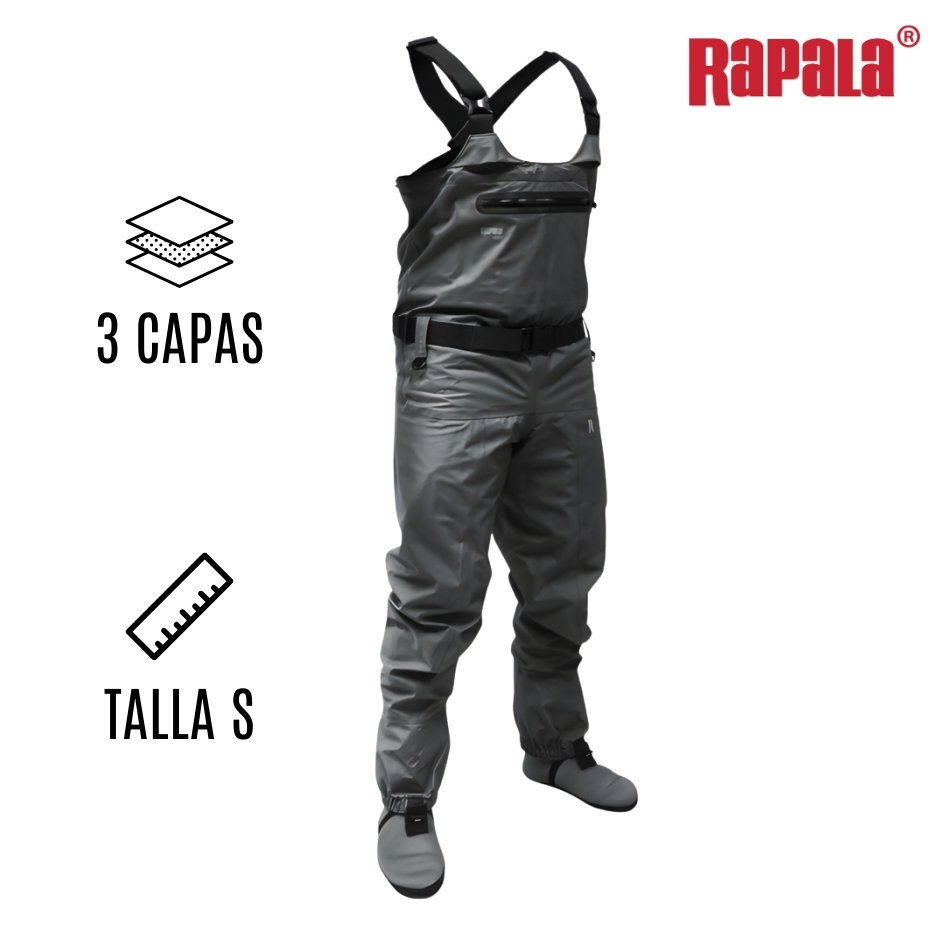 Traje Pesca RAPALA AIKEN Respirable Talla Small — imagen 1