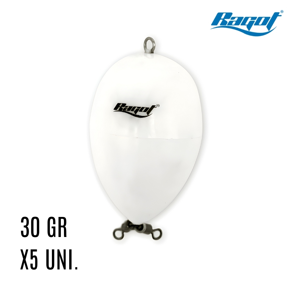 Flotador RAGOT Boya Blanco 29 x 42 mm_30 Gr — imagen 1