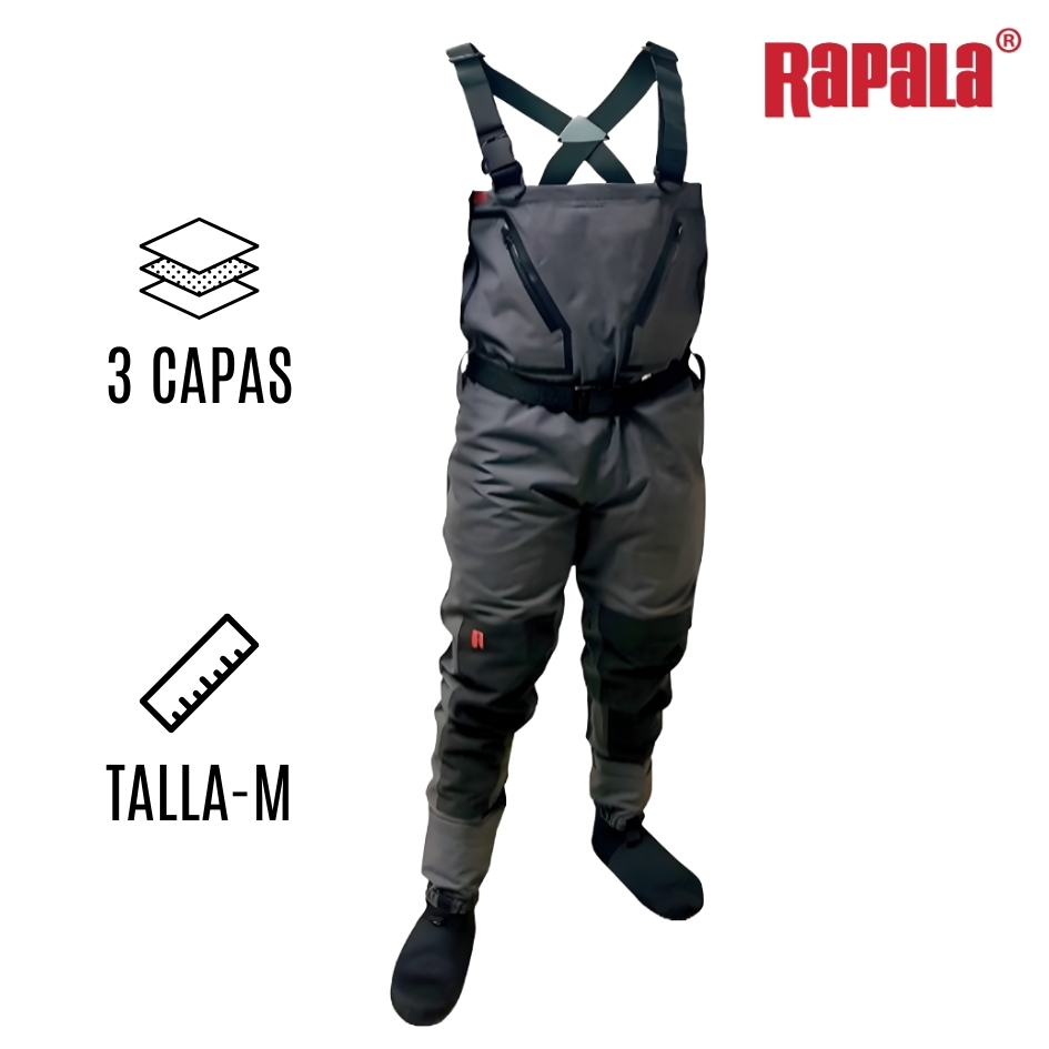 Traje Pesca RAPALA KUARTZ Respirable Talla M — imagen 1