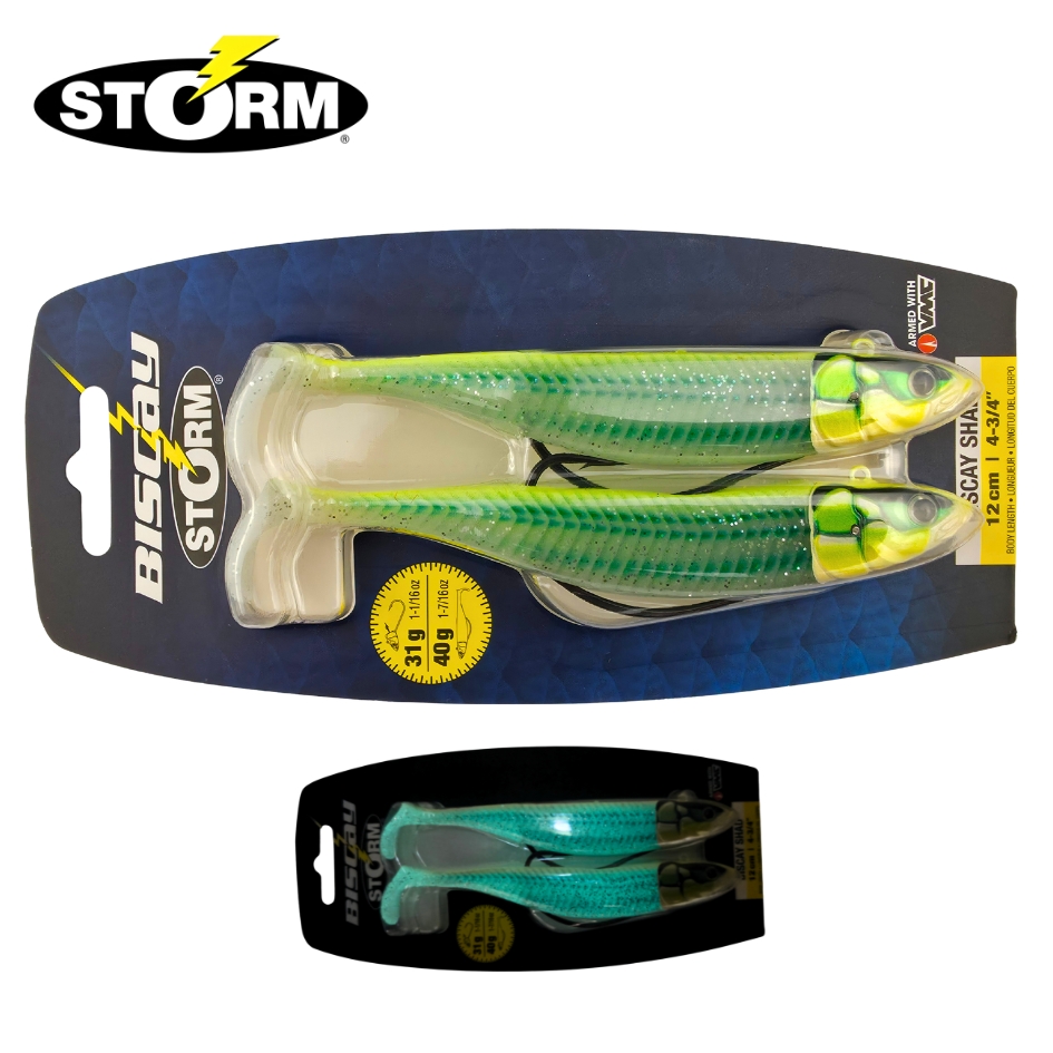 Señuelo Pesca STORM Biscay Shad BSCS12 GLS — imagen 1